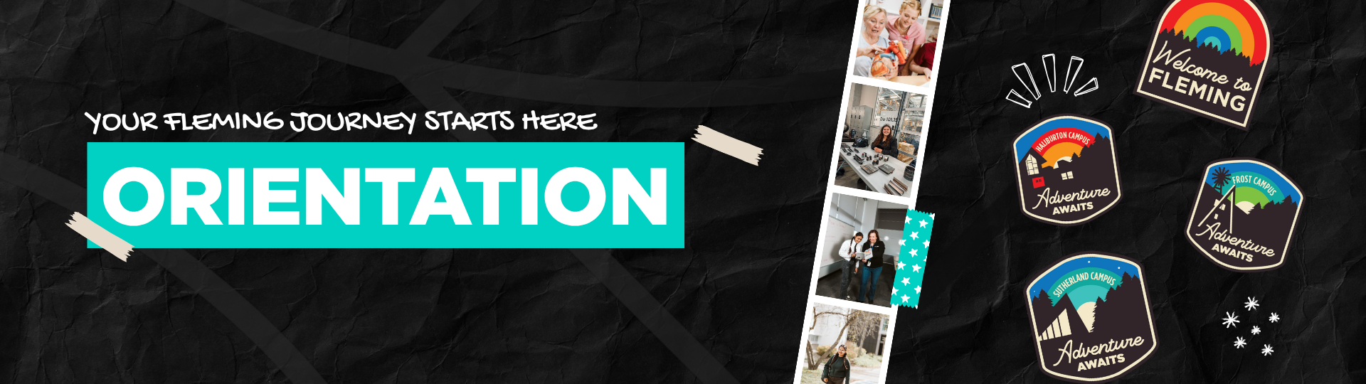 Students at Fleming's Orientation Event